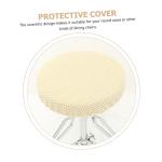 FAVOMOTO Round Stool Cover for Outdoor Chairs