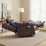 MCombo Large Lay Flat Power Lift Recliner Chair
