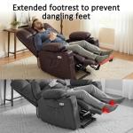 MCombo Large Lay Flat Power Lift Recliner Chair