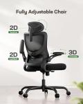 Ergonomic Rolling Office Chair with Lumbar Support