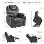 MCombo Large Power Lift Recliner with Massage & Heat