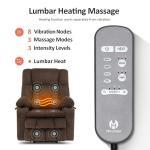 MCombo Dual Motor Lift Recliner with Massage & Heat