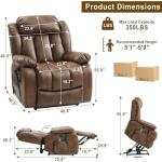 Dual Motor Power Lift Recliner Chair with Massage