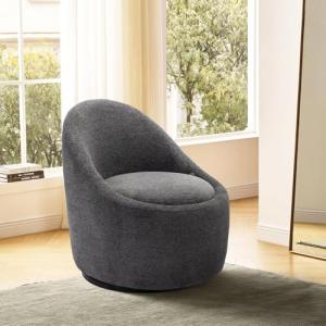 Modern 360° Swivel Accent Chair with Storage