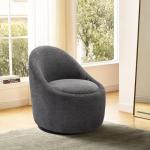 Modern 360° Swivel Accent Chair with Storage