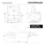 Irene House Extra Large Power Lift Recliner Chair