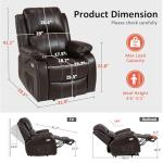 MCombo Petite Power Lift Recliner with Massage and Heat