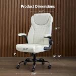 Ergonomic Leather Lift Chair with Lumbar Support