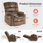 MCombo Dual Motor Lift Recliner Chair with Massage
