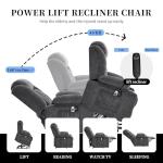 Power Lift Recliner Chair with Massage & Heat