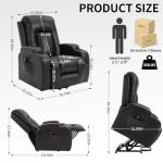 Trustyue Power Lift Recliner Chair with Heat & Massage