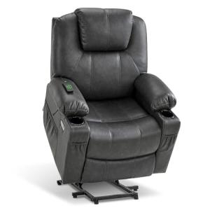 Electric Power Lift Recliner Sofa with Massage and Heat