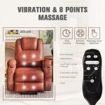Flamaker Massage Power Lift Recliner with Cup Holders