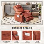 Flamaker Massage Power Lift Recliner with Cup Holders