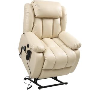 Dual Motor Power Lift Recliner with Massage & Heat