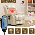 Dual Motor Power Lift Recliner with Massage & Heat