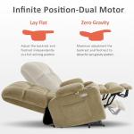 Dual Motor Lift Recliner Chair with Heat & Massage
