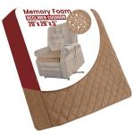 Soft Memory Foam Lift Chair Cushion – Brown