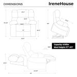 Oversized Lift Chair with Heat & Massage Features