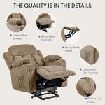 XL31 Power Lift Recliner Chair with Massage & Heat