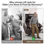 Electric Lift Recliner Chair with Heat & Massage