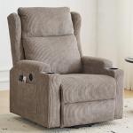 Massage and Heating Lift Recliner Chair with USB