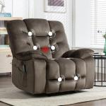 Oversized Power Recliner Chair with Massage & Heat