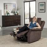 Pride VivaLift Metro 2 Power Recliners - Lift Chair for Adults, 400 Lbs Weight Capacity, Battery Lithium Backup, 21" W x 21" D Comfort Seat, Grey - PLR925M