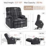 MCombo Dual Motor Lift Recliner with Massage & Heat