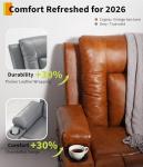 Oversized Power Lift Recliner Chair with Heat & Massage