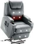 Massage Lift Recliner Chair with Heat and Remote