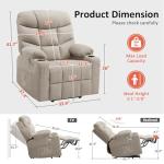 MCombo Power Lift Recliner Chair with Footrest
