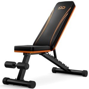 Lusper Adjustable 700LB Folding Weight Bench