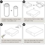 Extra Large Gel Memory Foam Recliner Cushions