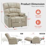 MCombo Lay Flat Dual Motor Lift Recliner Chair