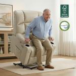 MCombo Lay Flat Dual Motor Lift Recliner Chair
