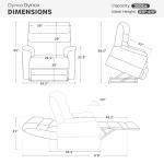 DYNOX Tall Dual Motor Lift Recliner Chair