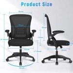Naspaluro Ergonomic Mid Back Office Chair