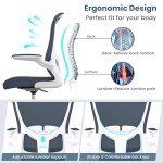 Tall Ergonomic Drafting Chair with Lumbar Support