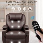 Furniwell Power Lift Recliner Chair with Massage