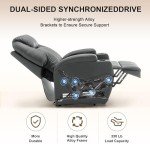 Massage Lift Recliner Chair with Heat and Remote