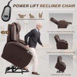 Furniwell Power Lift Recliner Chair with Massage