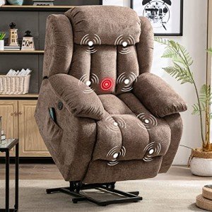 Power Lift Recliner Chair with Heat & Massage