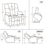 MCombo Power Lift Recliner Chair with USB Ports