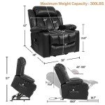 Power Lift Recliner Chair with Heat & Massage