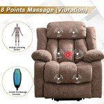 Power Lift Recliner Chair with Heat & Massage