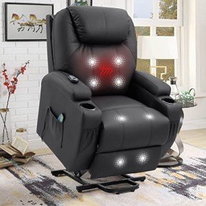 Power Lift Recliner Chair with Massage & Heat