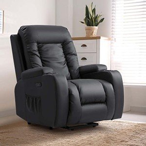 JUMMICO Power Lift Recliner with Heat and Massage