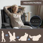 JUMMICO Power Lift Recliner with Heat and Massage