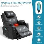 Power Lift Recliner Chair with Massage & Heat